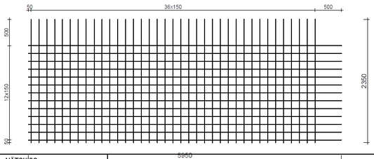 Armeringsnät 8150 Fingerskarv