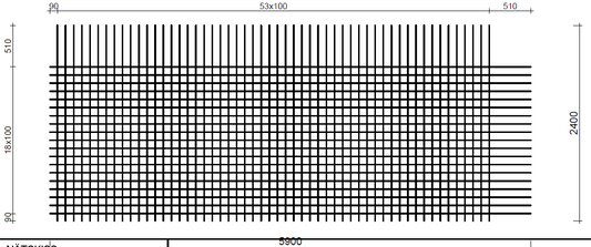 Armeringsnät 10100 Fingerskarv