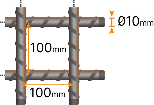 Armeringsnät 10100 Fingerskarv