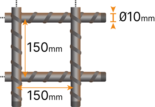 Armeringsnät 10150 Fingerskarv