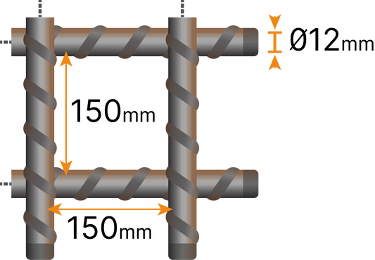Armeringsnät 12150 Fingerskarv