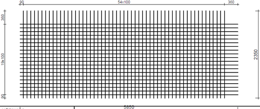 Armeringsnät 7100 Fingerskarv