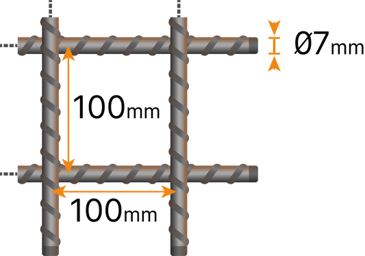 Armeringsnät 7100 Fingerskarv