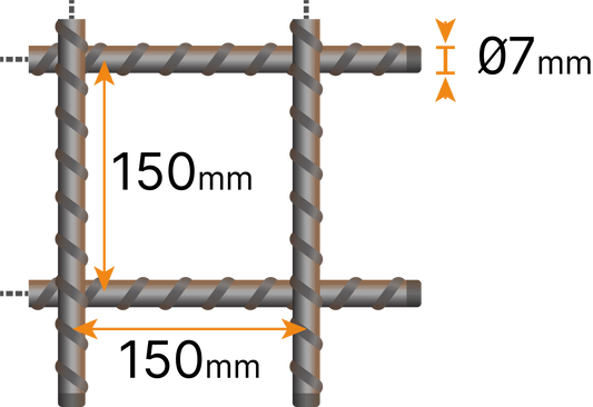 Armeringsnät 7150 Fingerskarv