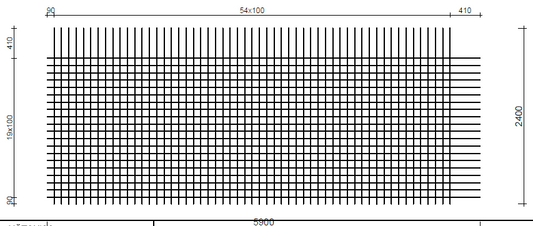 Armeringsnät 8100 Fingerskarv