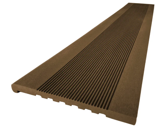Bamboodeck Trappsteg/Poolsarg 348x23 x 2900mm Kaffebrun Solid & Heavy