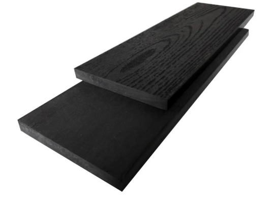 Bamboodeck Listtäckning 97x11 x 2900mm Svart Trämönstrad slät