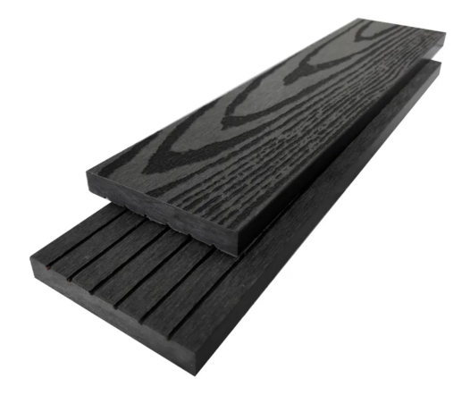 Bamboodeck Listtäckning 97x11 x 2900mm Grå Trämönstrad slät